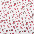 Impression numérique de tissu floral personnalisé de logo de crêpe
